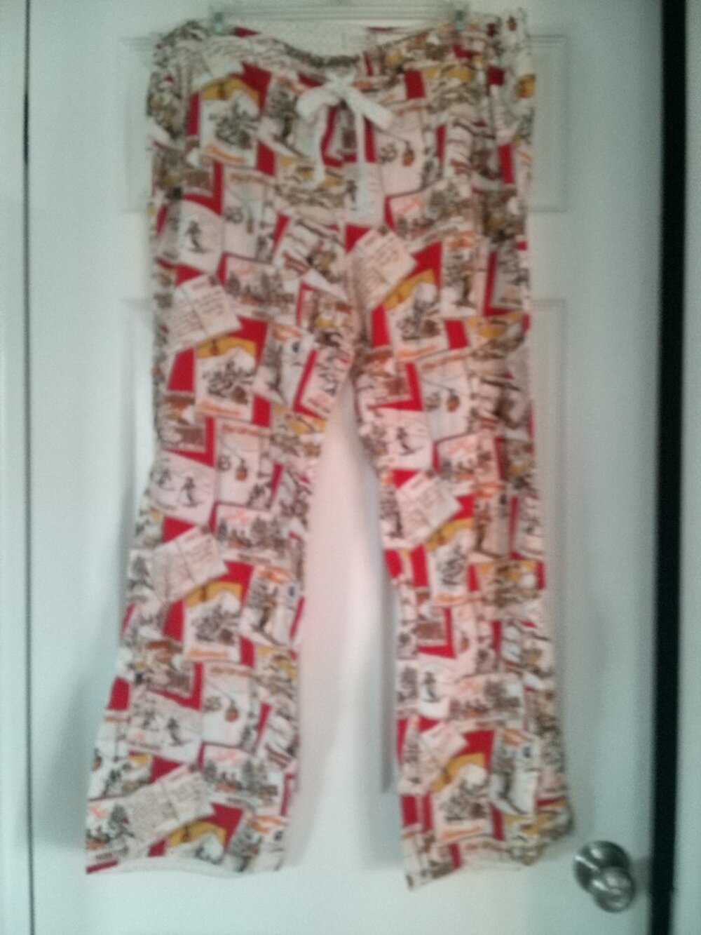 (763) J Crew sleep pants size Large